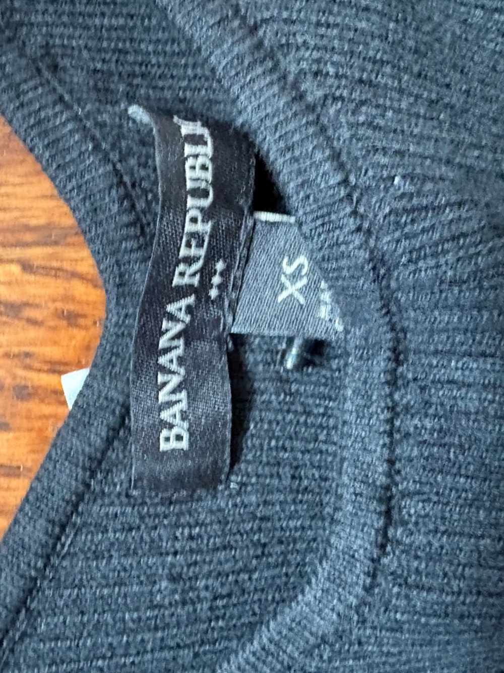 New banana republic black woven top XS
